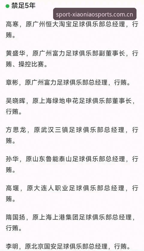 小鸟棋牌最新版本 足球圈地震式整顿,资深用户带你读懂足协第三批禁足名单